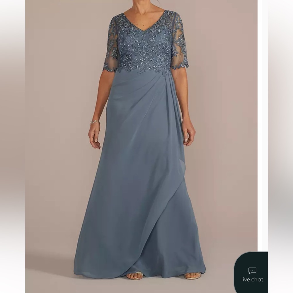 Oleg Cassini Mother of the Bride Floral Print Dress
